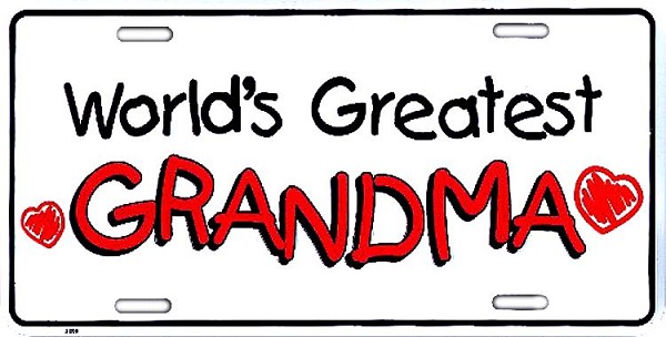 signs 4 fun Grandma License Plate