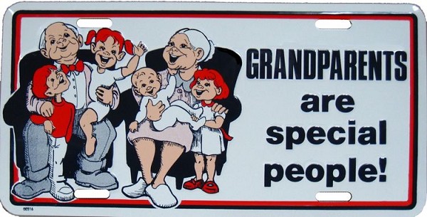 signs 4 fun Grandparents Are Special License Plate