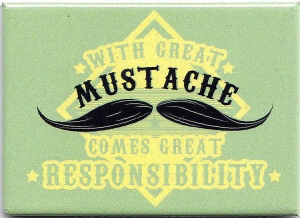 signs 4 fun Great Mustache Magnet