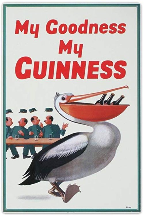 signs 4 fun Guinness Pelican Metal Sign