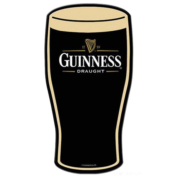 signs 4 fun Guinness Pint Glass Die Cut Sign