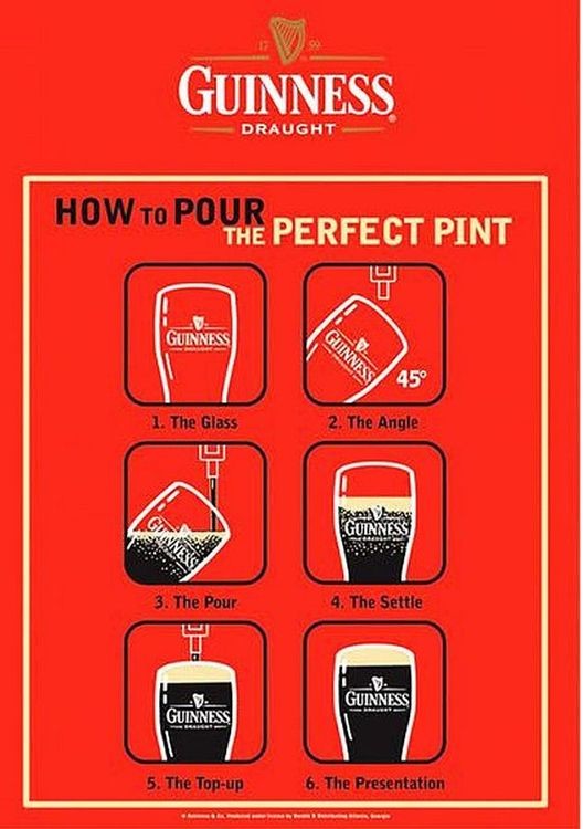 signs 4 fun Guinness - Red Metal Sign