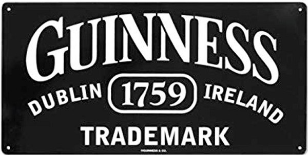 signs 4 fun Guinness Trademark Metal Sign