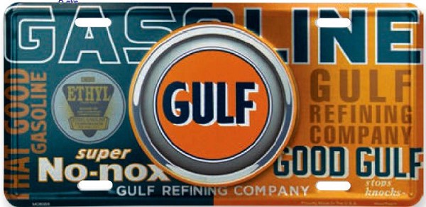 signs 4 fun Gulf Bullseye License Plate