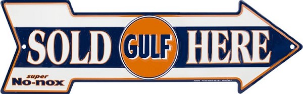 signs 4 fun Gulf Sold Here Arrow Sign