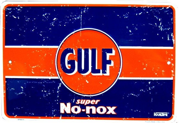 signs 4 fun Gulf Super No-Nox Sm. Parking Sign