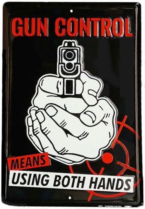 signs 4 fun Gun Control Large Parking Sign