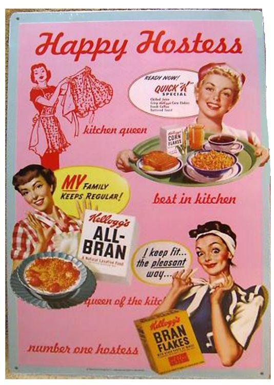 signs 4 fun Happy Hostess Metal Sign