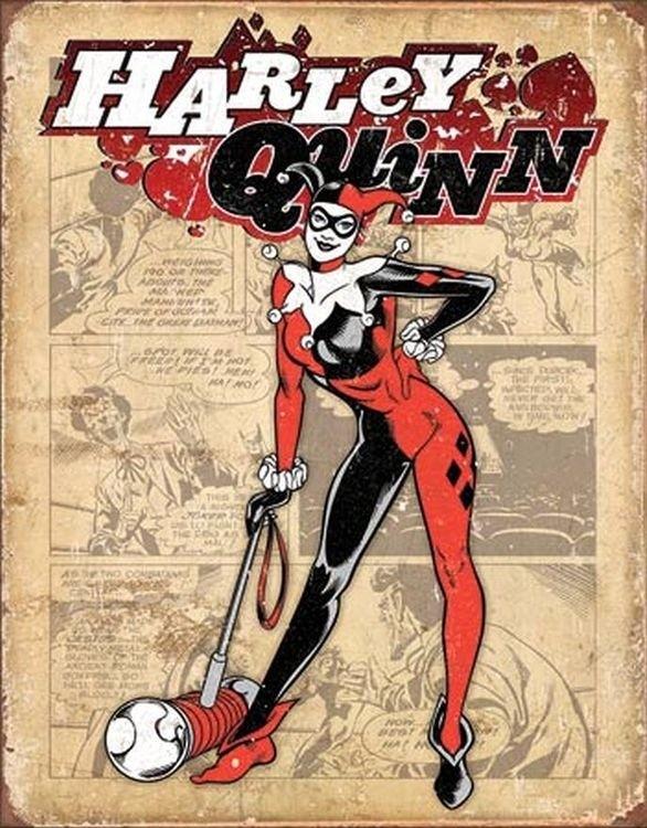 signs 4 fun Harley Quinn Retro Metal Tin Sign