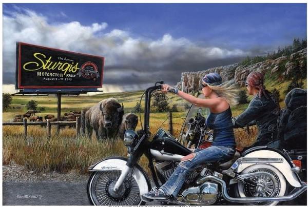 signs 4 fun Heading for Sturgis Metal Sign