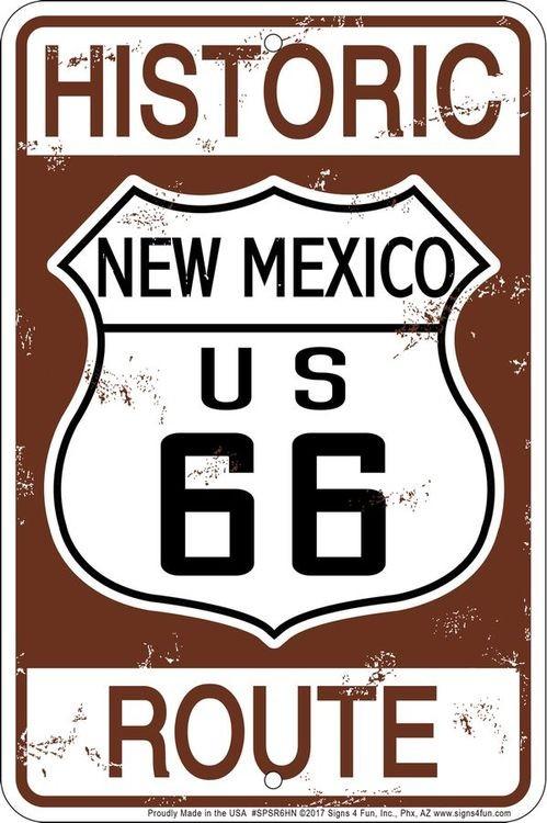 signs 4 fun Historic 66 NM Sm. Parking Sign