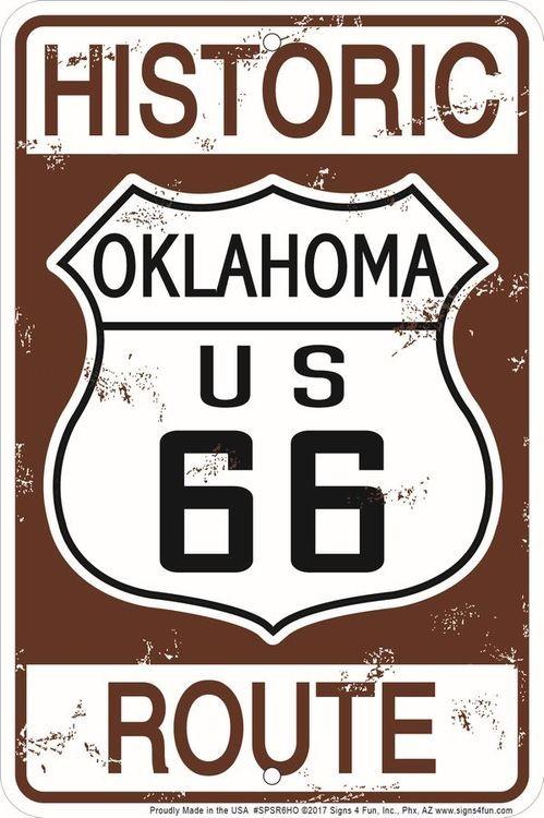 signs 4 fun Historic 66 OK Sm. Parking Sign