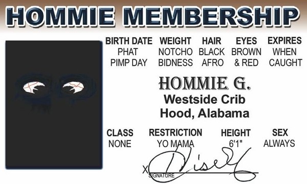 signs 4 fun Hommie ID