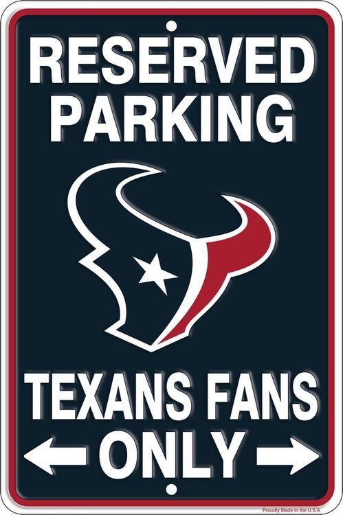 signs 4 fun Houston Texans Sm Parking Sign