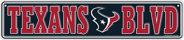 signs 4 fun Houston Texans Small Street Sign