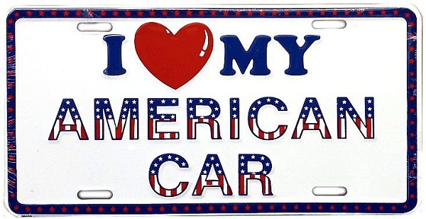 signs 4 fun I Love My Car License Plate