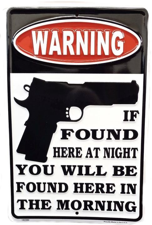 signs 4 fun If Found Here at Night Sm. Parking Sign