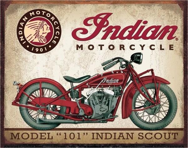 signs 4 fun Indian Motorcycles 101 Metal Tin Sign