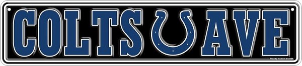 signs 4 fun Indianapolis Colts Small Street Sign