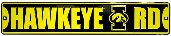 signs 4 fun Iowa Hawkeye Street Sign