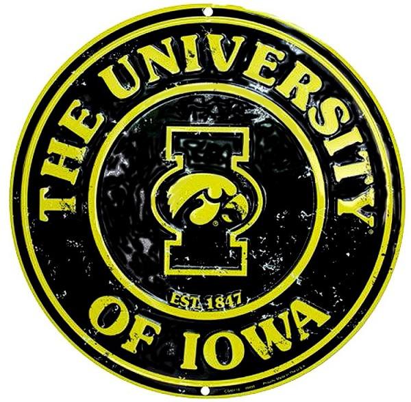 signs 4 fun Iowa Hawkeyes Round Sign