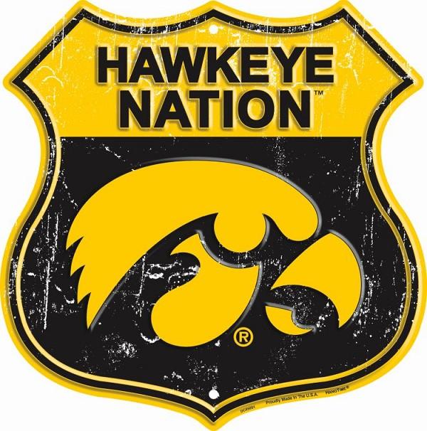 signs 4 fun Iowa Hawkeyes Shield