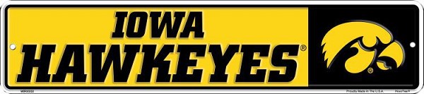 signs 4 fun Iowa Hawkeyes Small Street Sign