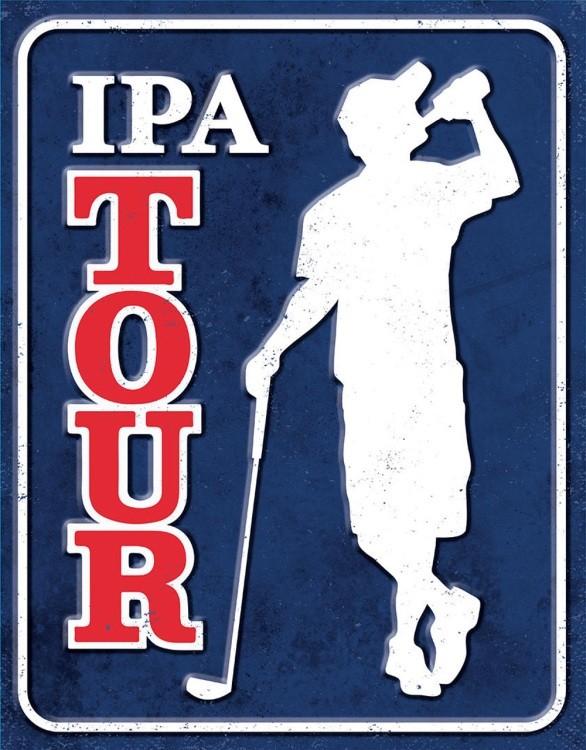 signs 4 fun IPA Tour Metal Tin Sign