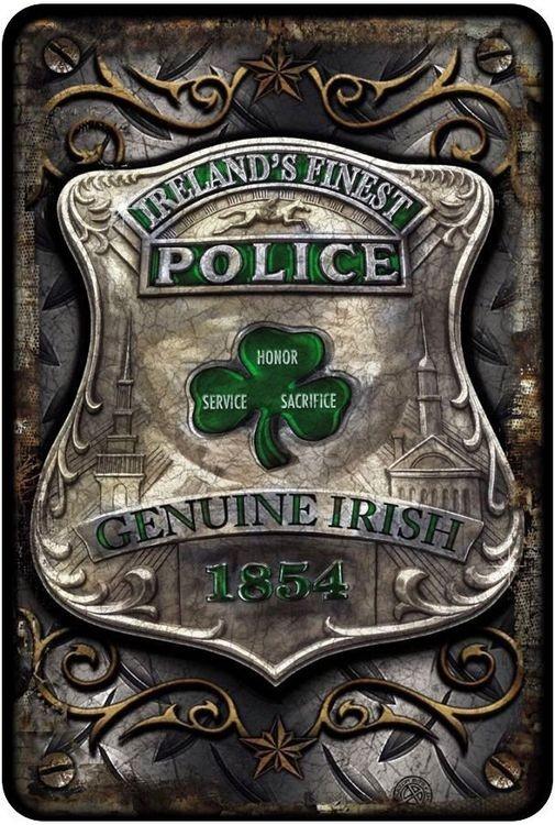 signs 4 fun Irish Police Sm. Parking Sign