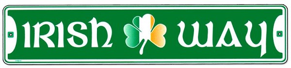 signs 4 fun Irish Way Street Sign