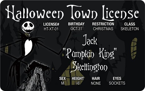 signs 4 fun Jack Skellington ID