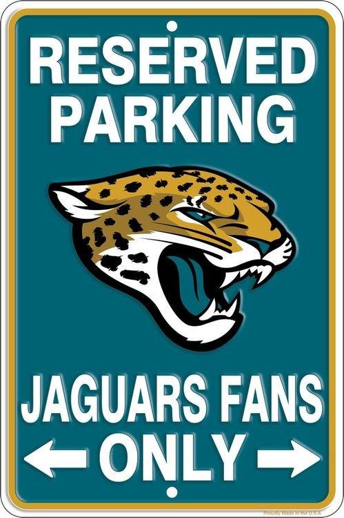 signs 4 fun Jacksonville Jaguars Sm Parking Sign