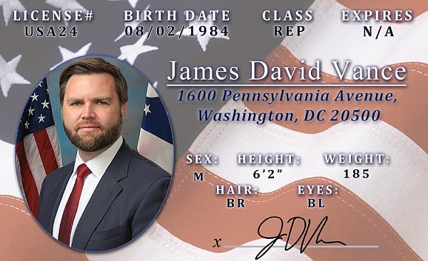 signs 4 fun JD Vance ID