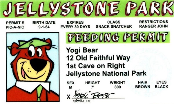 signs 4 fun Jellystone ID