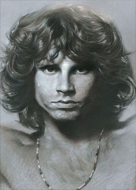 signs 4 fun Jim Morrison Portrait Magnet