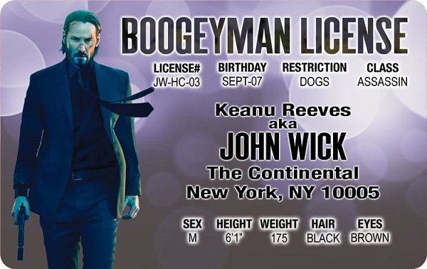 signs 4 fun John Wick ID