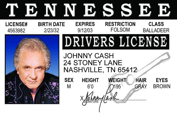 signs 4 fun Johnny Cash ID