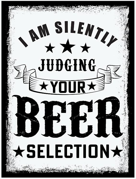 signs 4 fun Judging Beer Magnet
