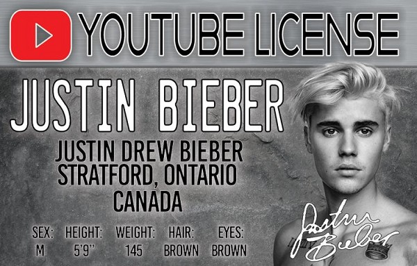 signs 4 fun Justin Bieber Modern ID
