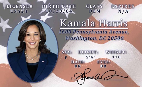 signs 4 fun Kamala Harris ID