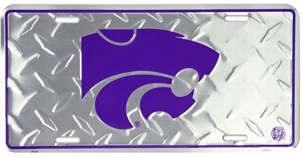signs 4 fun Kansas State Diamond License Plate