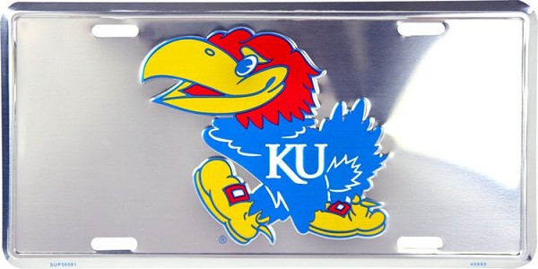 signs 4 fun Kansas Univ License Plate