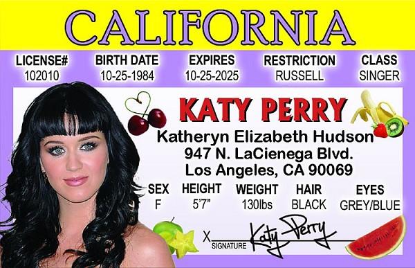 signs 4 fun Katy Perry ID