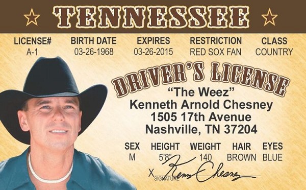 signs 4 fun Kenny Chesney ID