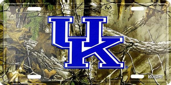 signs 4 fun Kentucky Realtree camo License Plate