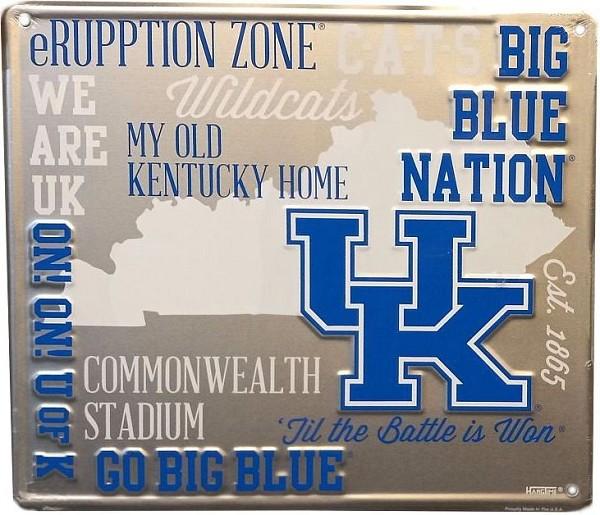 signs 4 fun Kentucky Univ Fan Cloud College Sign