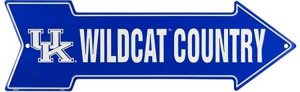 signs 4 fun Kentucky Wildcats Arrow Sign