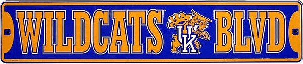 signs 4 fun Kentucky Wildcats Blvd Street Sign