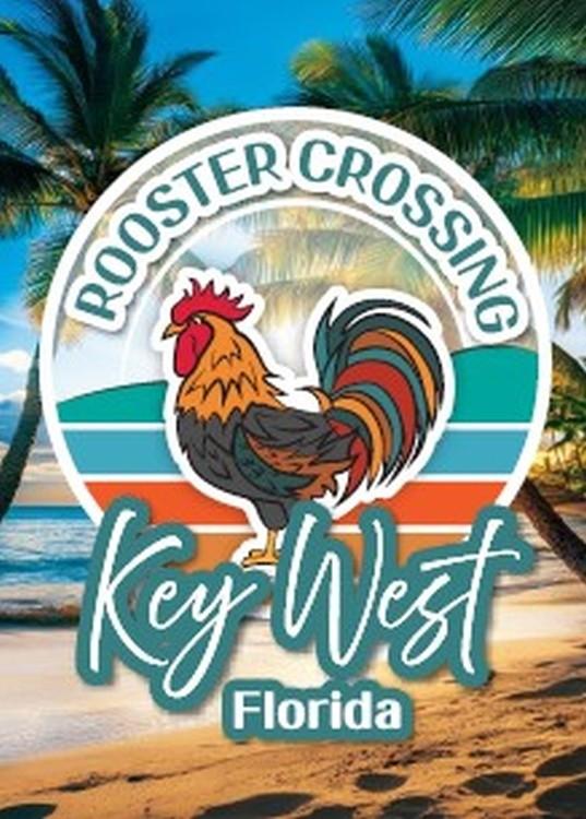 signs 4 fun Key West Rooster Crossing Magnet