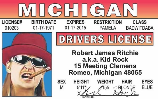 signs 4 fun Kid Rock ID